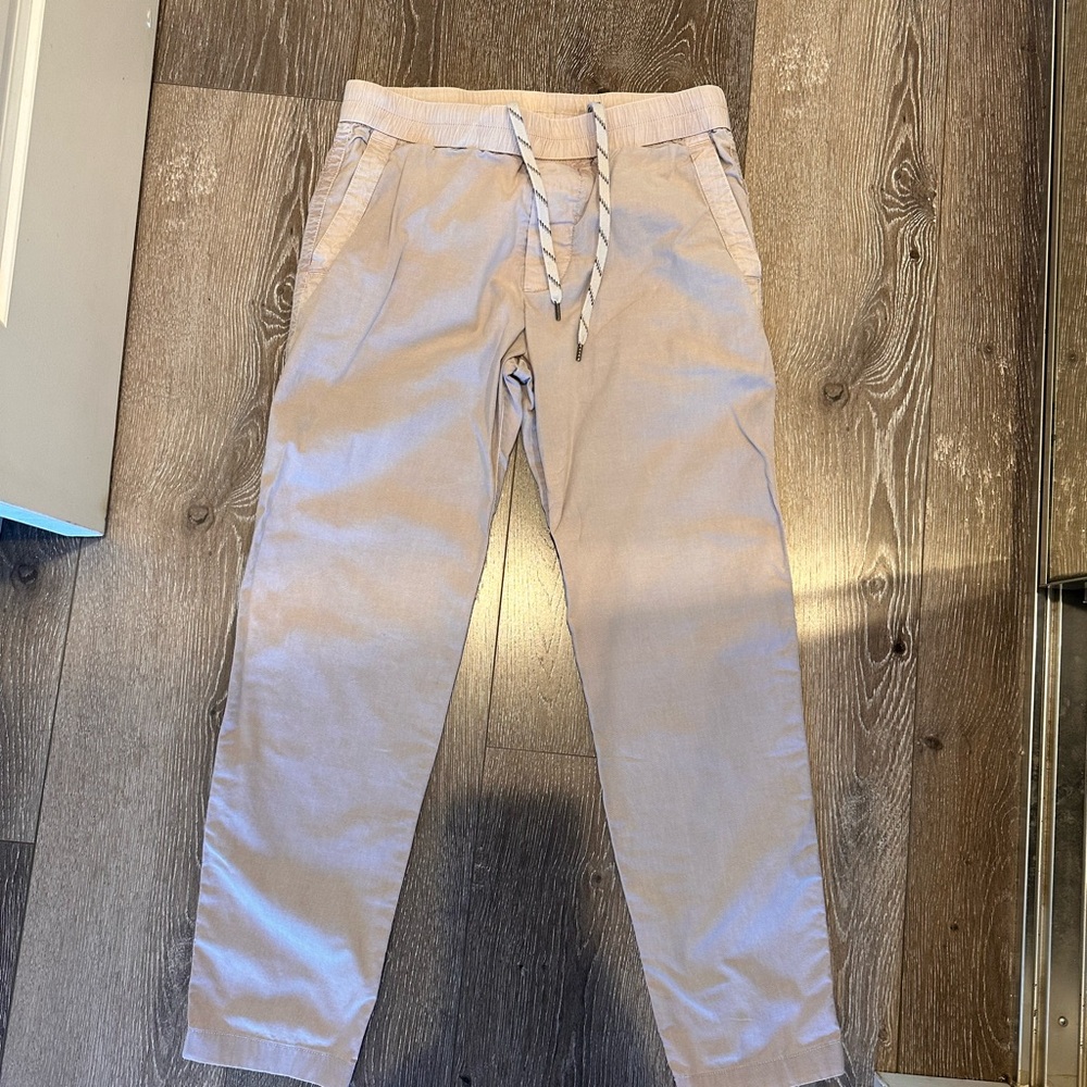 James Perse Men's Drawstring Chinos - Light Tan